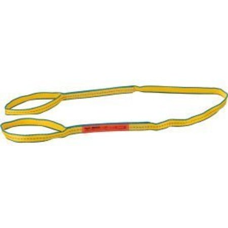 GLOBAL EQUIPMENT 6 Ft LX1"W Eye Eye Polyester Web Sling-3200/1600/1280 Lbs Capacity JLEE1801TFX6